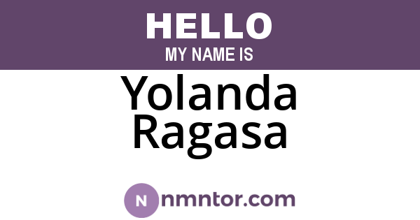 Yolanda Ragasa