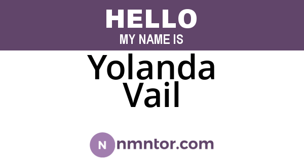 Yolanda Vail