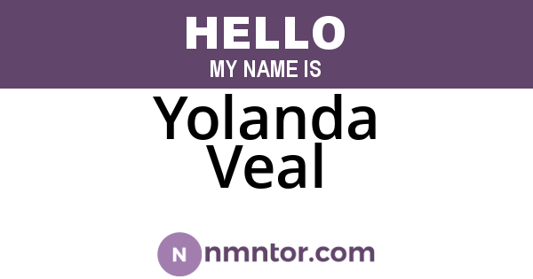 Yolanda Veal