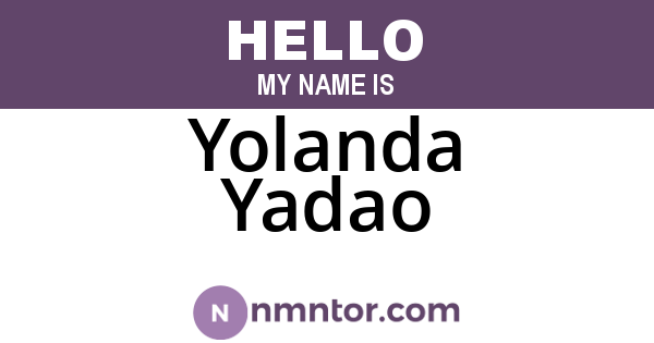 Yolanda Yadao