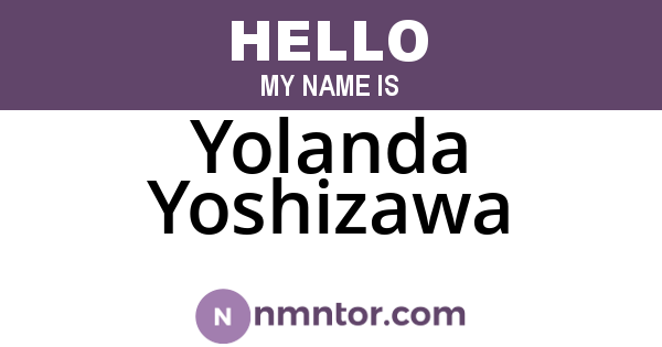 Yolanda Yoshizawa