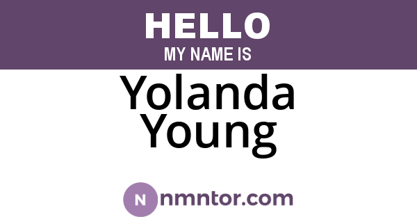 Yolanda Young