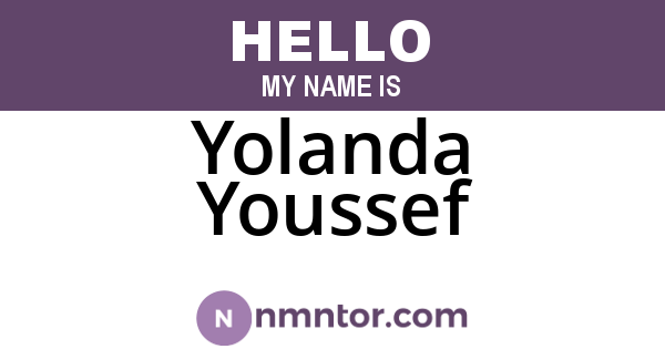 Yolanda Youssef
