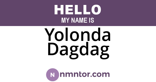 Yolonda Dagdag