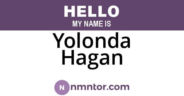 Yolonda Hagan