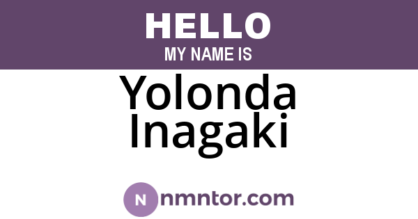 Yolonda Inagaki