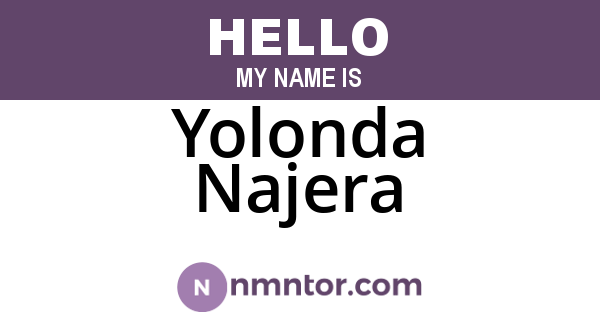 Yolonda Najera