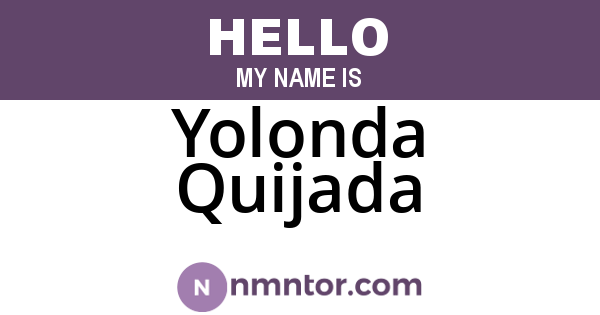 Yolonda Quijada