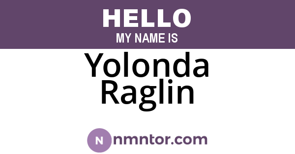 Yolonda Raglin