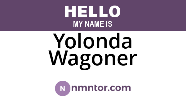 Yolonda Wagoner