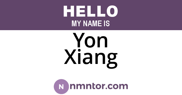 Yon Xiang