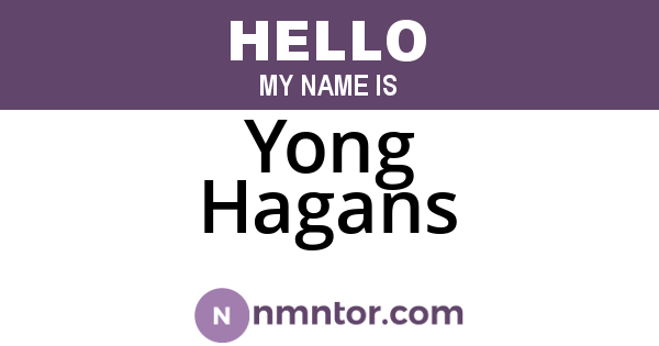 Yong Hagans
