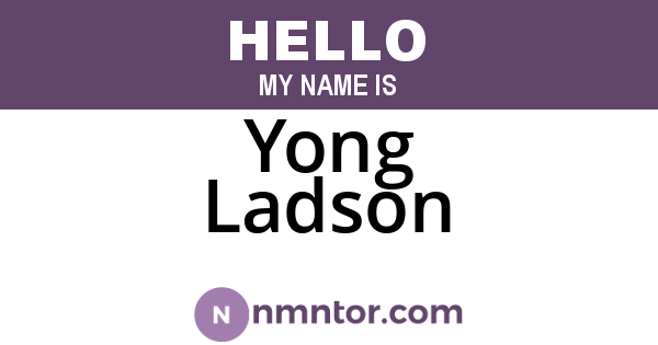 Yong Ladson