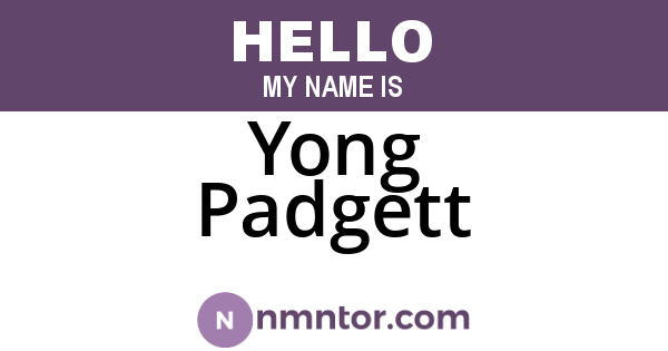 Yong Padgett