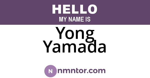Yong Yamada
