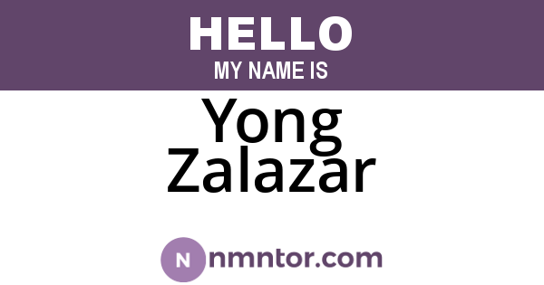 Yong Zalazar