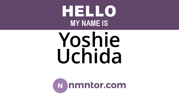 Yoshie Uchida