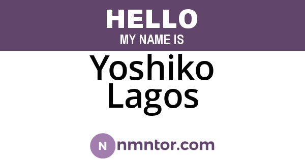 Yoshiko Lagos