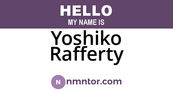 Yoshiko Rafferty