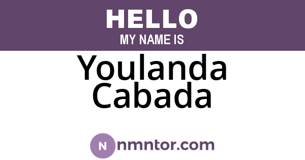 Youlanda Cabada