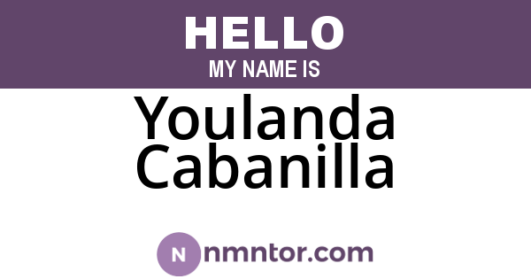 Youlanda Cabanilla
