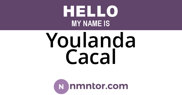 Youlanda Cacal