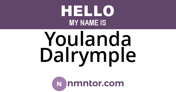 Youlanda Dalrymple