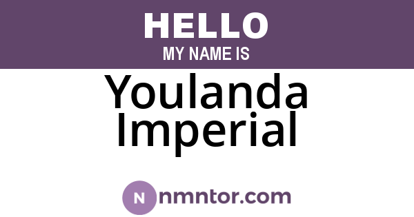 Youlanda Imperial