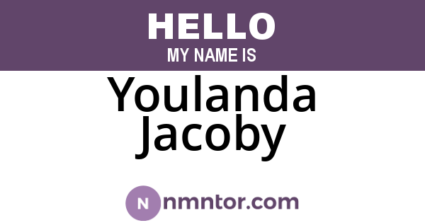 Youlanda Jacoby