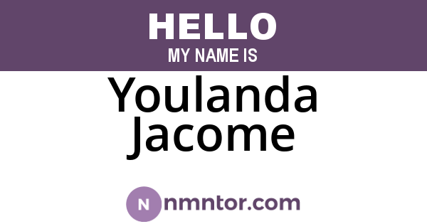 Youlanda Jacome