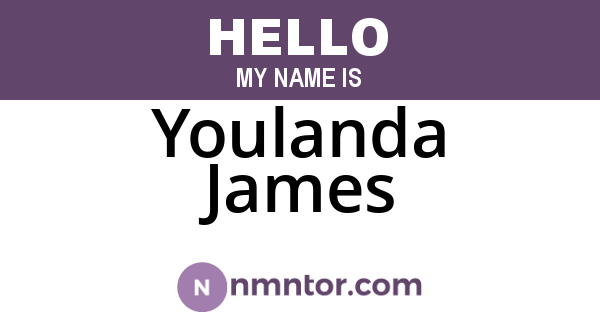 Youlanda James