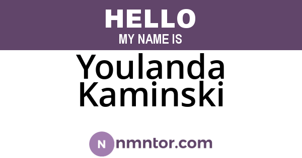 Youlanda Kaminski