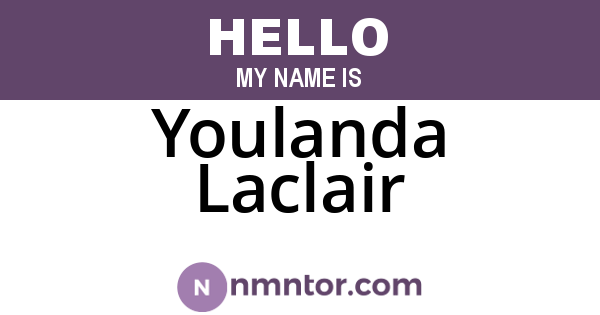 Youlanda Laclair