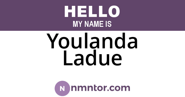 Youlanda Ladue