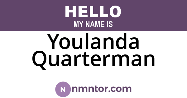 Youlanda Quarterman