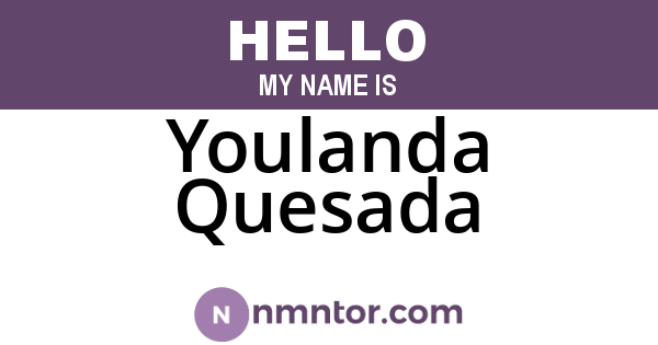 Youlanda Quesada