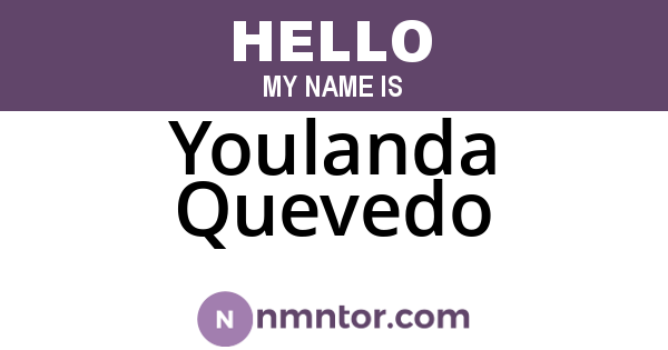 Youlanda Quevedo
