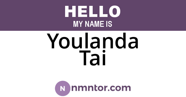 Youlanda Tai