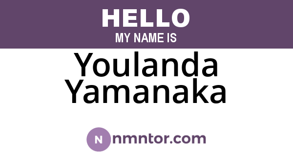 Youlanda Yamanaka