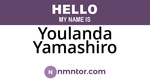 Youlanda Yamashiro