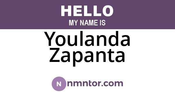 Youlanda Zapanta