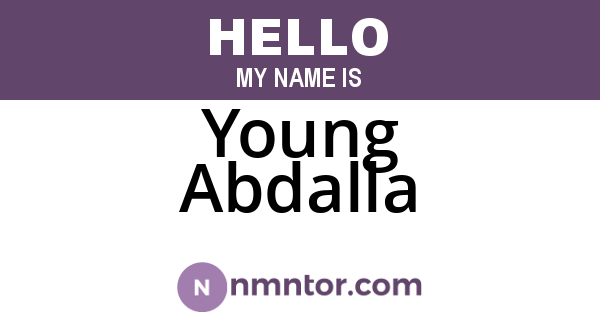 Young Abdalla