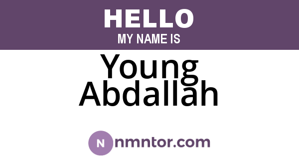 Young Abdallah