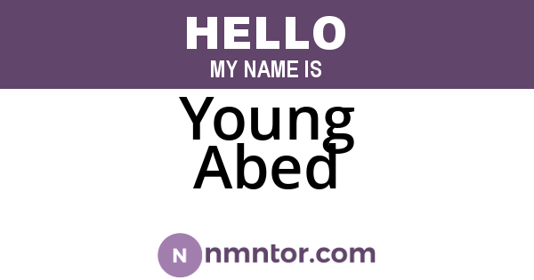 Young Abed