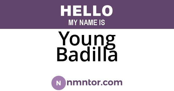 Young Badilla