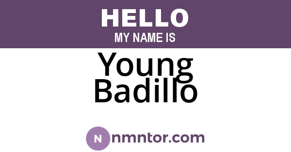 Young Badillo