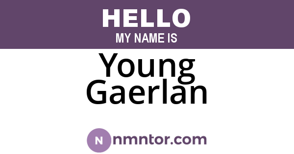 Young Gaerlan