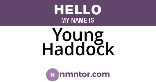Young Haddock