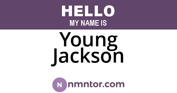 Young Jackson