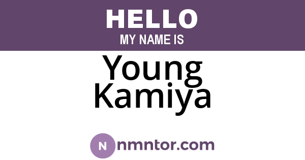 Young Kamiya